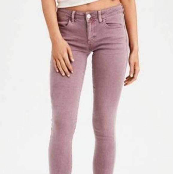 Aeo Sateen X4 Jegging Regular Dull Rose 